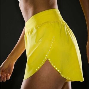 Lulu Lemon Yellow Women's Shorts